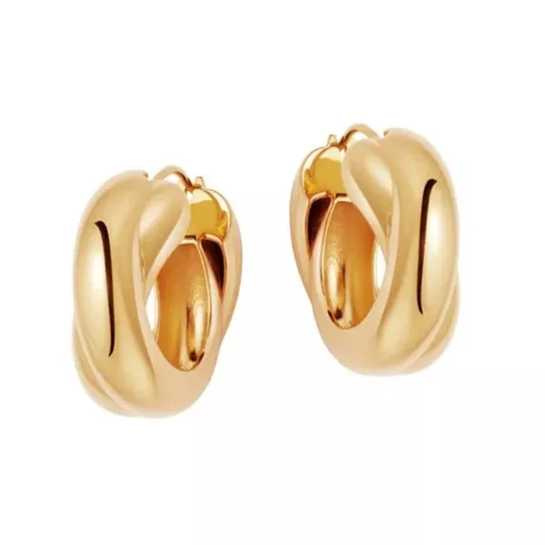 18K Gold-Filled Small Hoop Earrings for Women | Liza