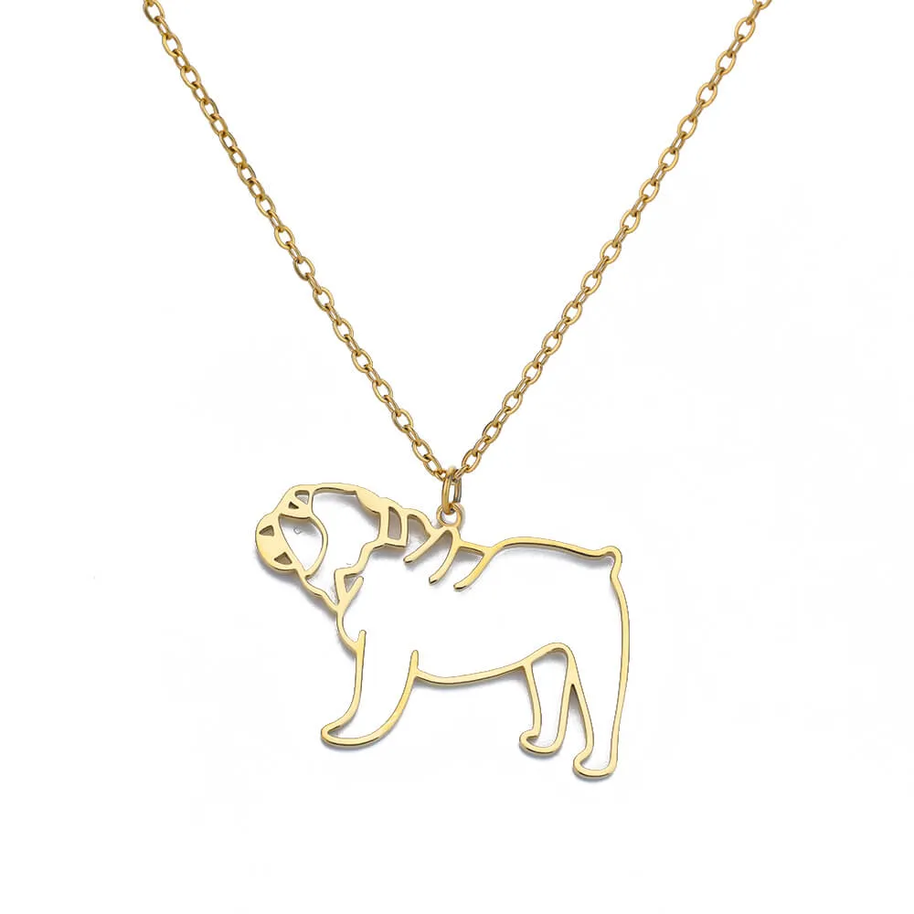 Artistic Dog necklaces