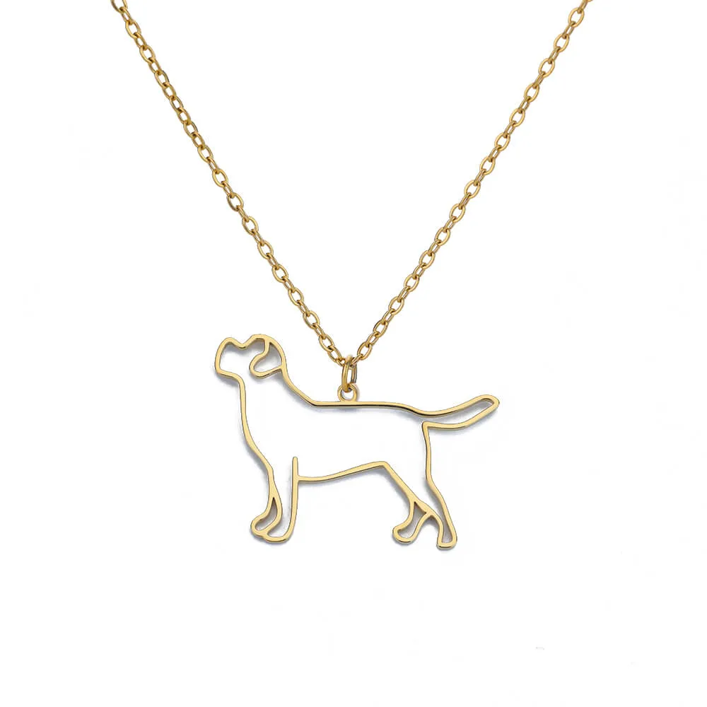 Artistic Dog necklaces