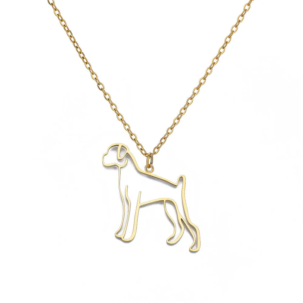 Artistic Dog necklaces