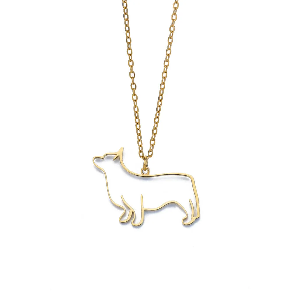 Artistic Dog necklaces