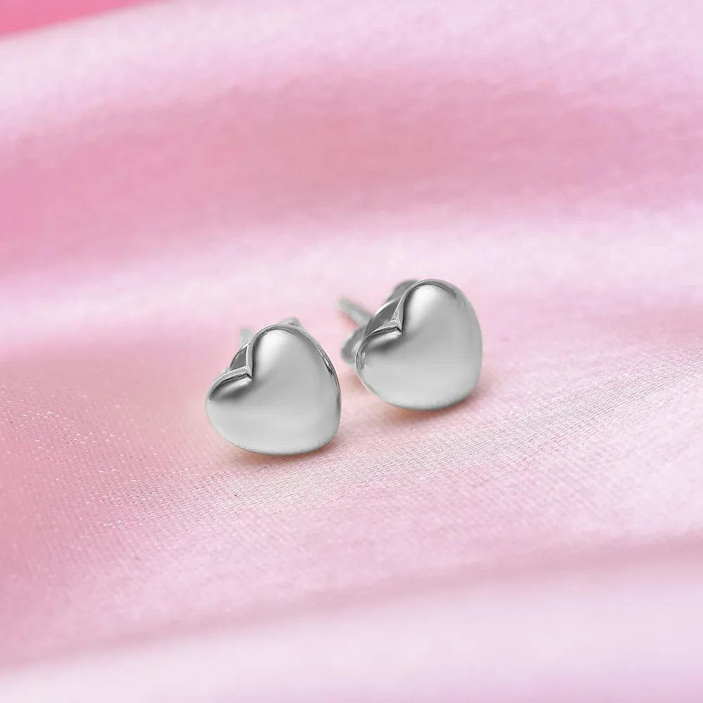 Balloon Heart Stud Earrings