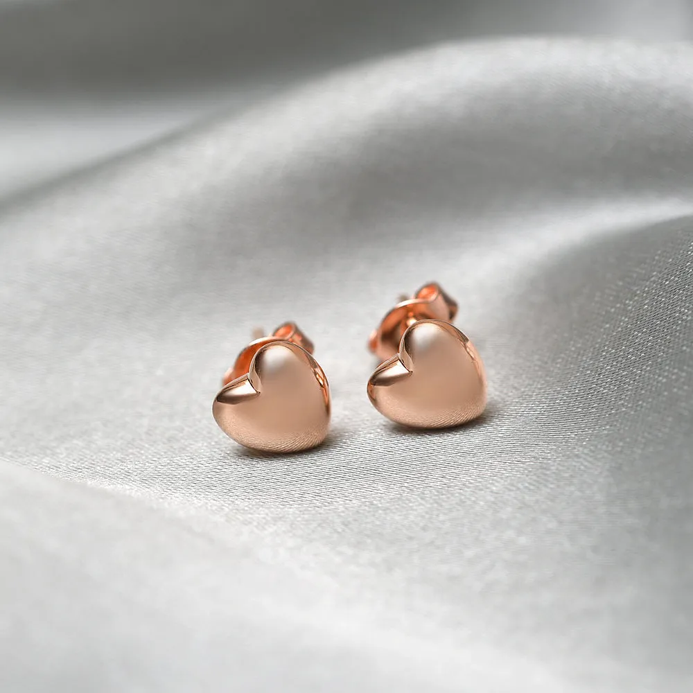 Balloon Heart Stud Earrings