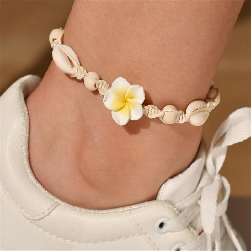 Beach Barefoot Bracelet Ankle SeaShell Anklet For Women