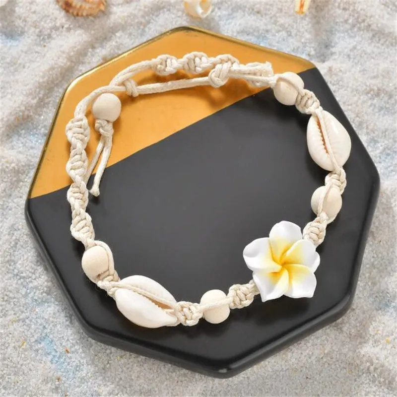 Beach Barefoot Bracelet Ankle SeaShell Anklet For Women