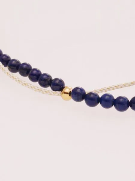 Birthstone Silk Braid Anklet- SEP