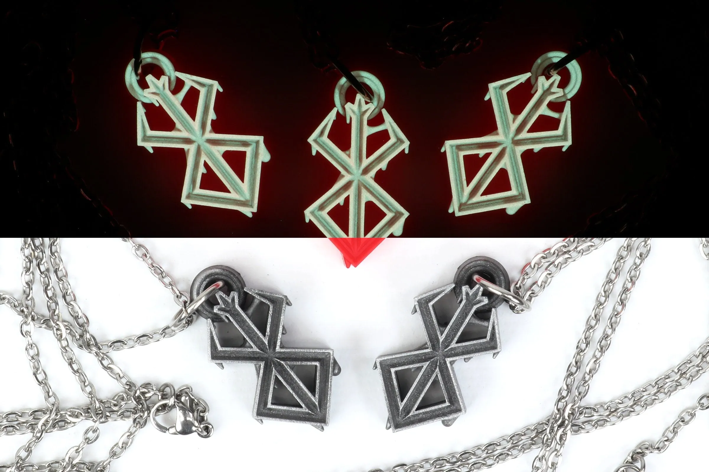 Brand of Sacrifice Glow Charm Necklace - Berserk Manga