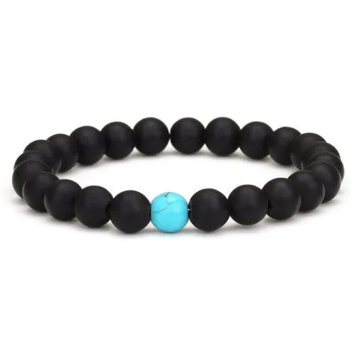 Classy Couples Bracelet Turquoise/Black