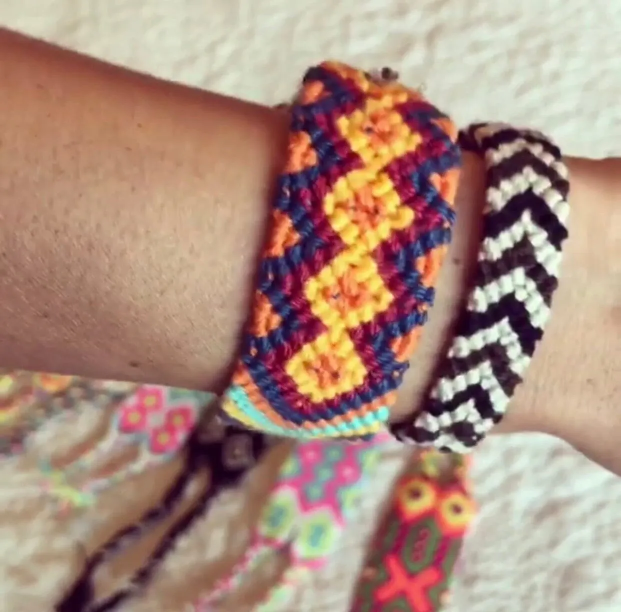 Colorful Friendship Bracelets