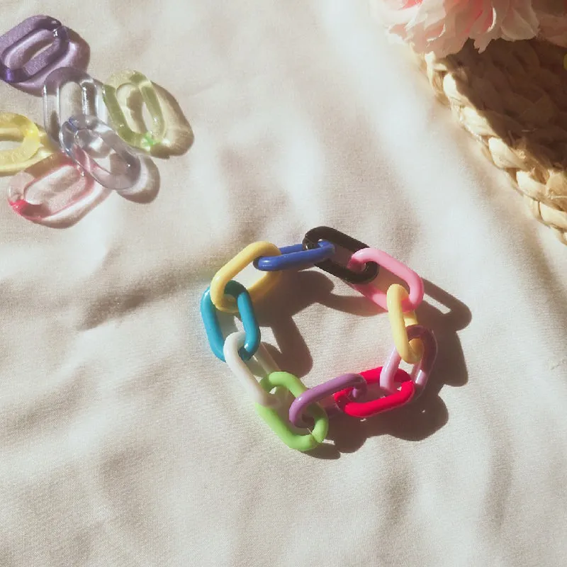 Colorful hand rope bracelet