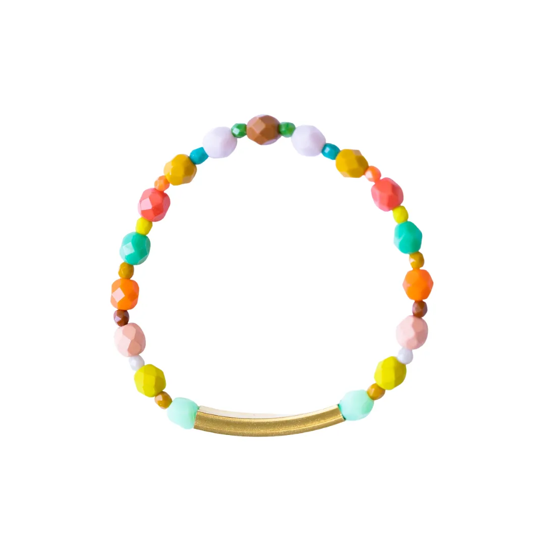 Colorful Mixed Bead Bracelet