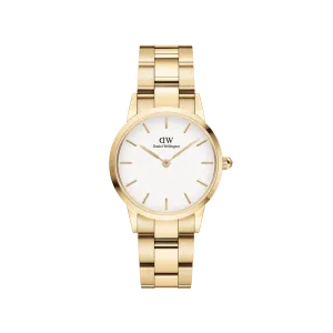 Daniel Wellington Iconic Link 32 Gold & White Watch