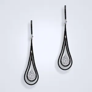 Dramatic Lines Diamond Earring