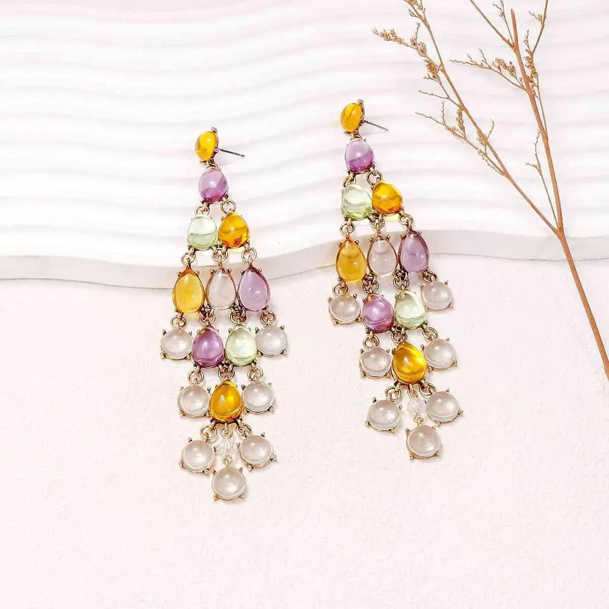 Drop & Dangle Cascade Droplets Earrings: Make a Statement