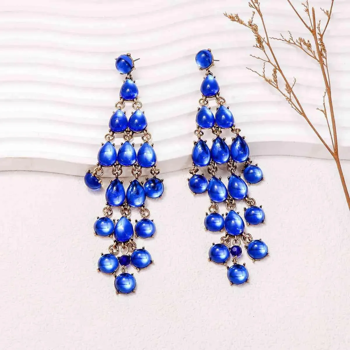 Drop & Dangle Cascade Droplets Earrings: Make a Statement