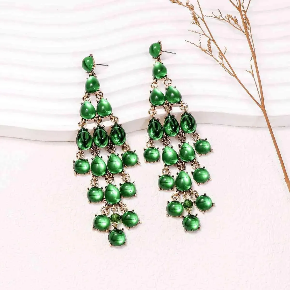 Drop & Dangle Cascade Droplets Earrings: Make a Statement