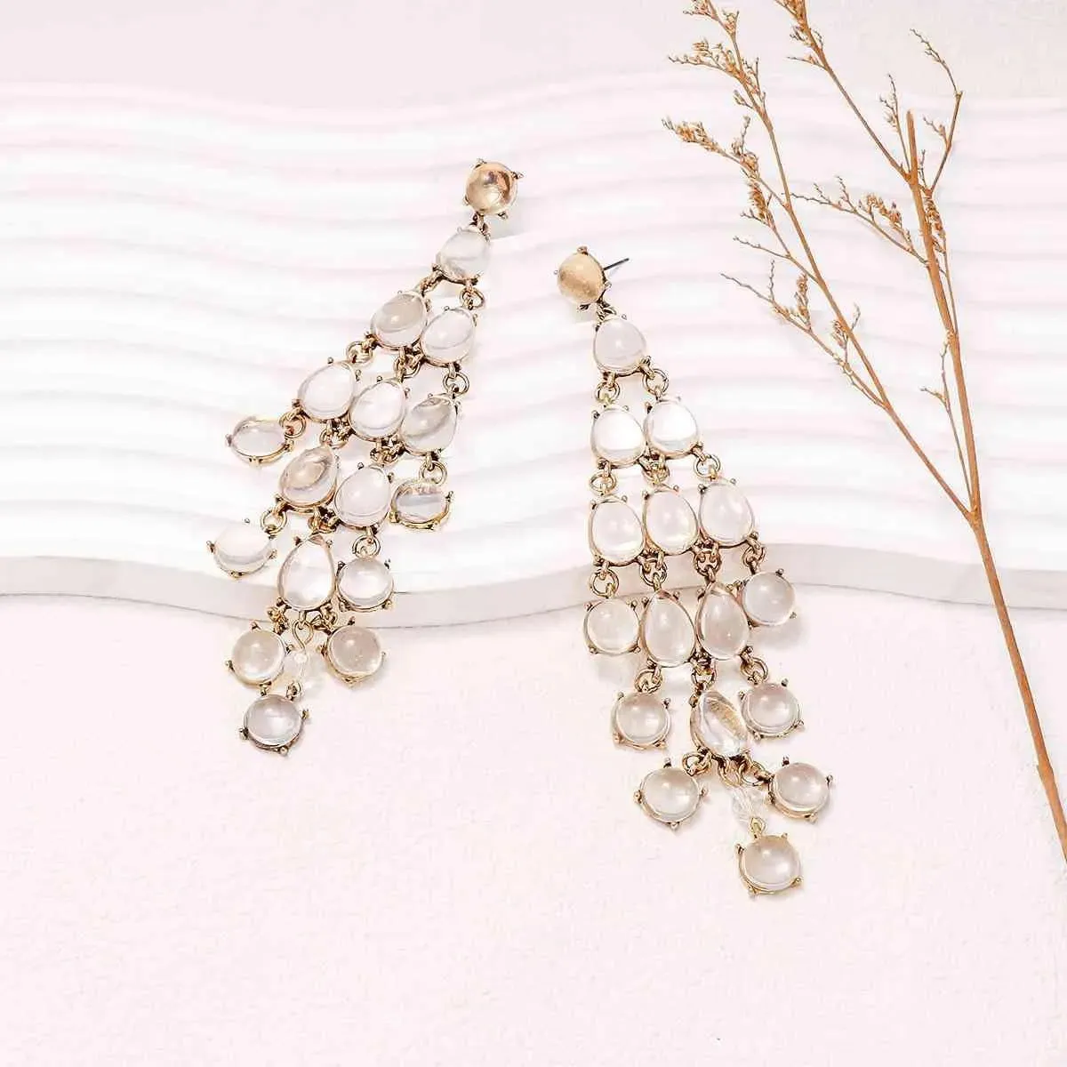 Drop & Dangle Cascade Droplets Earrings: Make a Statement