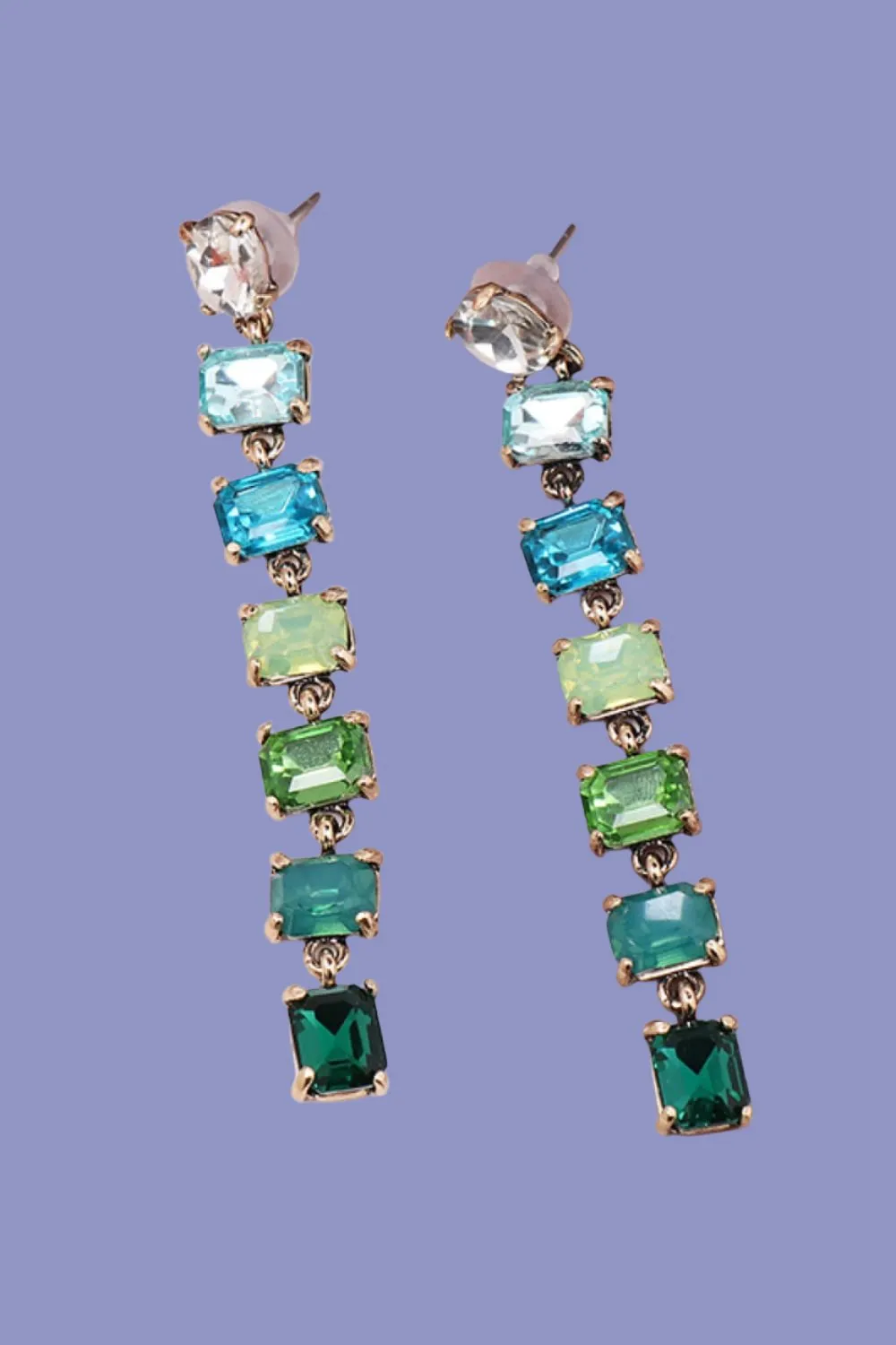 Elevate Your Style with Elegant Geometrical Resin Dangle Earrings