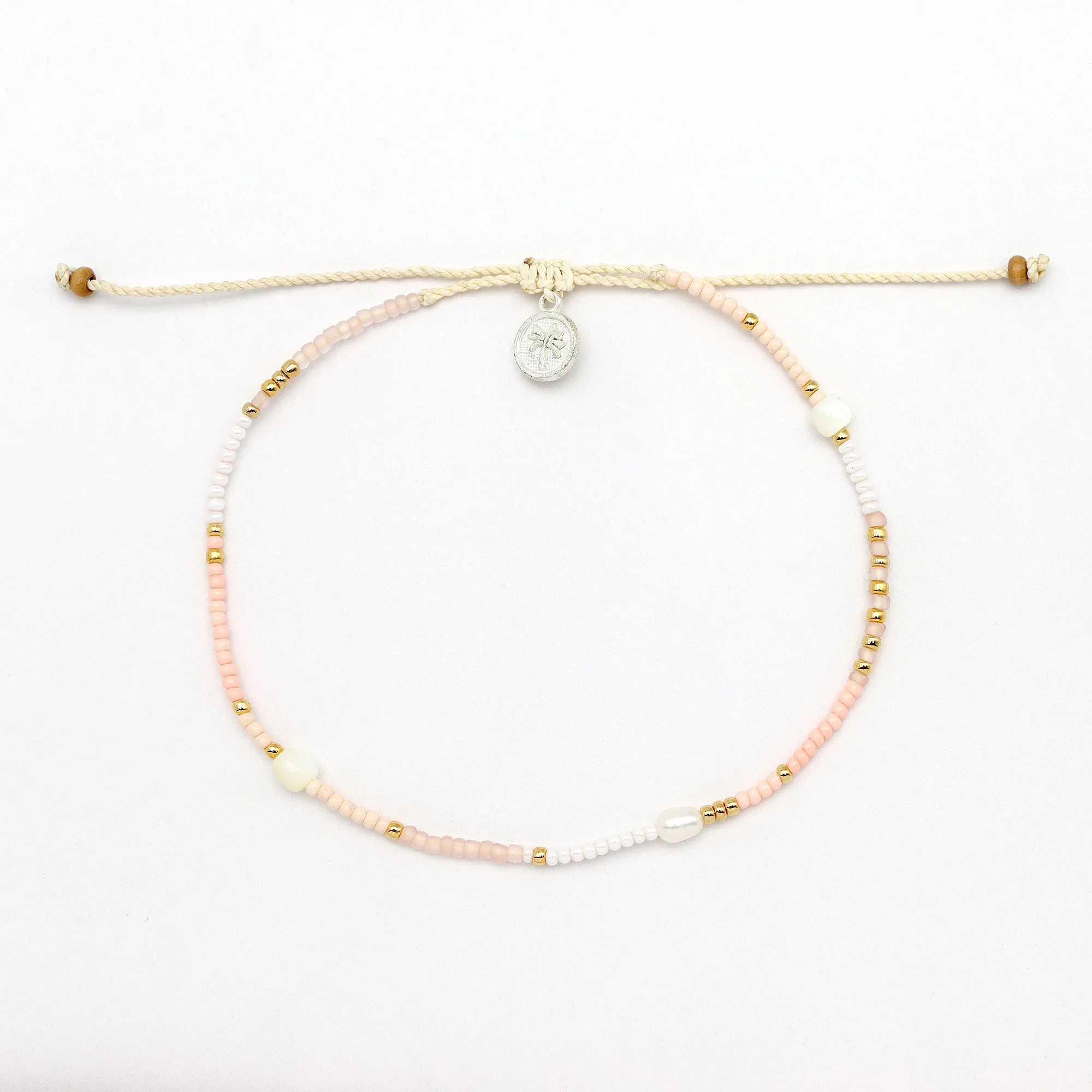 Giada Cinta Pearl Beaded Surf Anklet