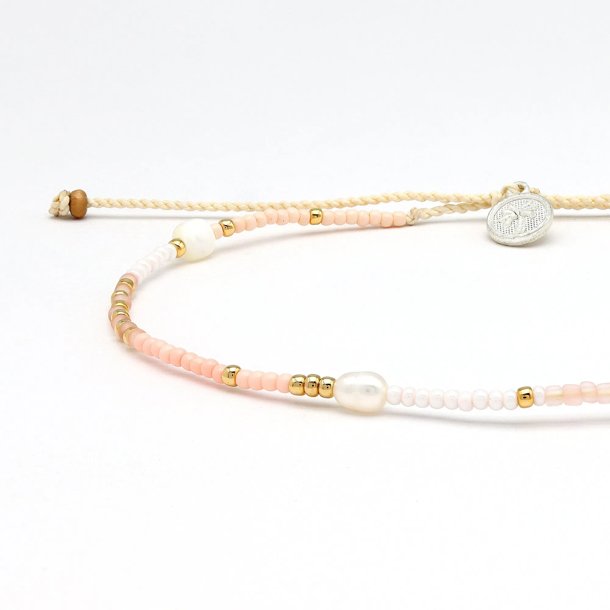 Giada Cinta Pearl Beaded Surf Anklet