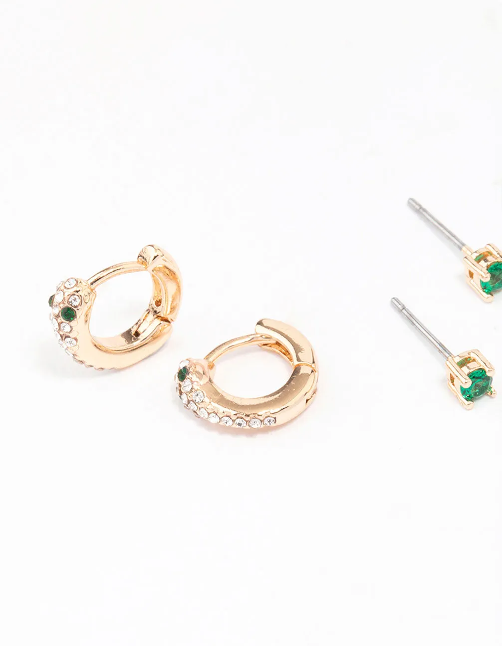 Gold Dainty Earring 3-Pack