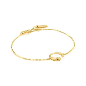 Gold Luxe Curve Bracelet