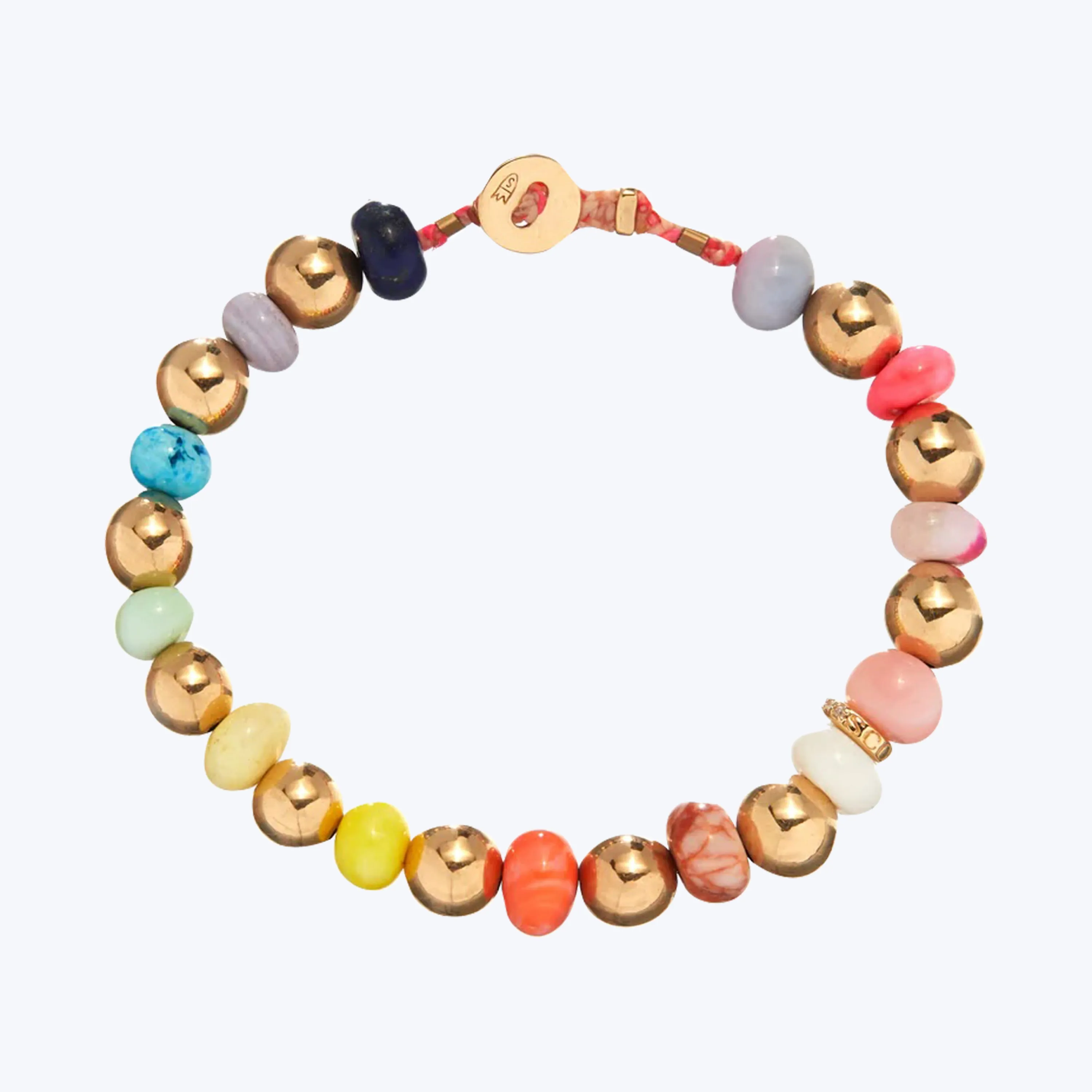 Golden Sherbert Gems Bracelet