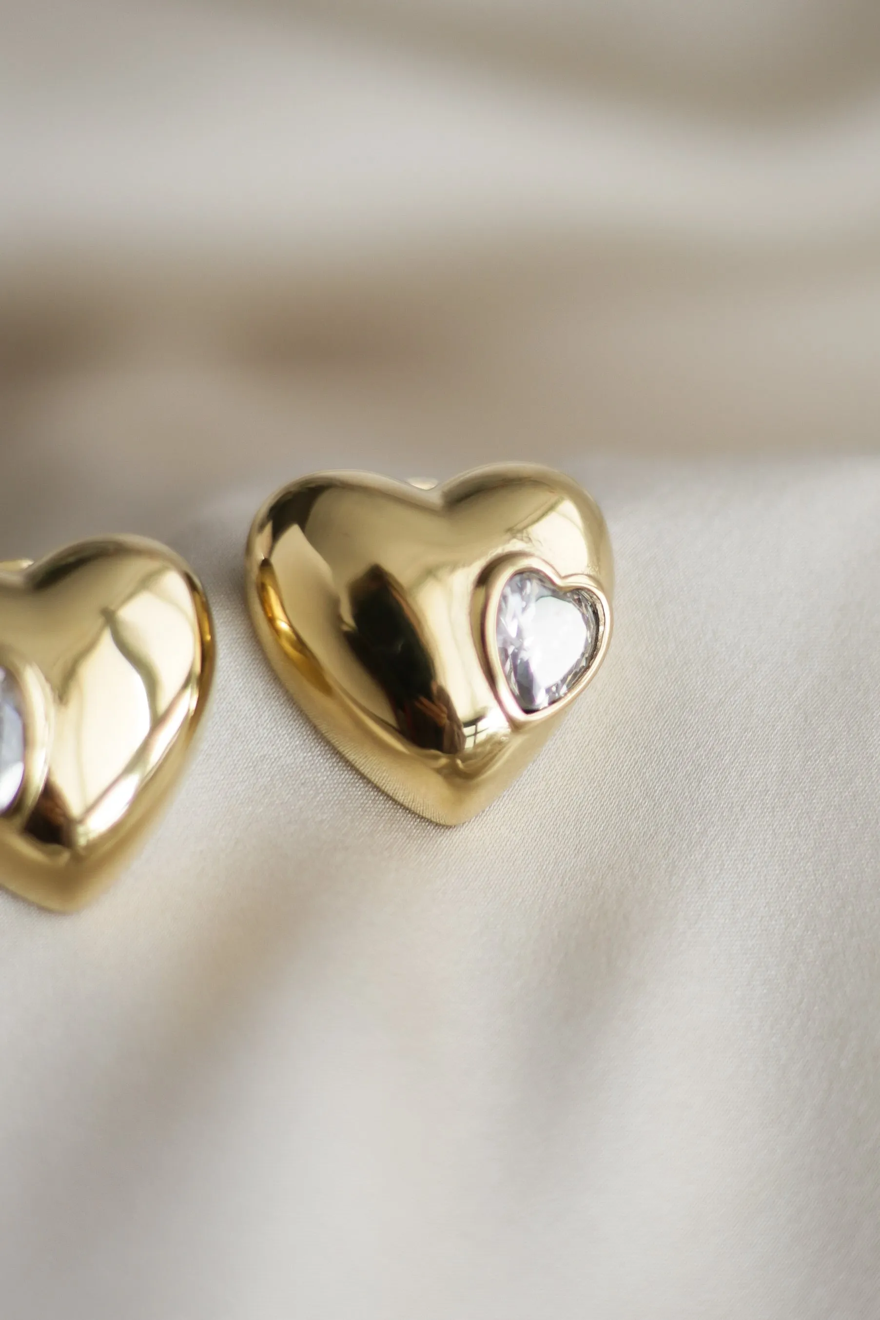 Heart Statement Earrings