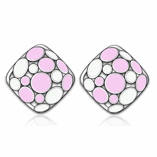 High polished (no plating) Stainless Steel Earrings with No Stone for Women No Stone Stone Color Style TK239