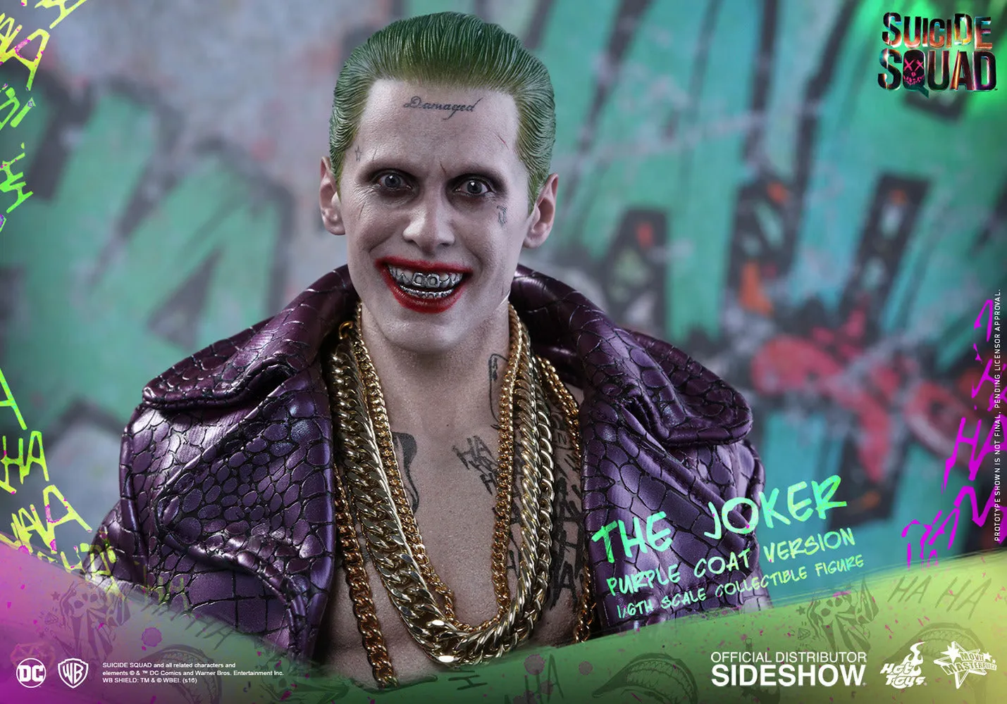 HOT TOYS SUICIDE SQUAD THE JOKER PURPLE COAT SPECIAL EDITION 1/6 SCALE - MMS382E