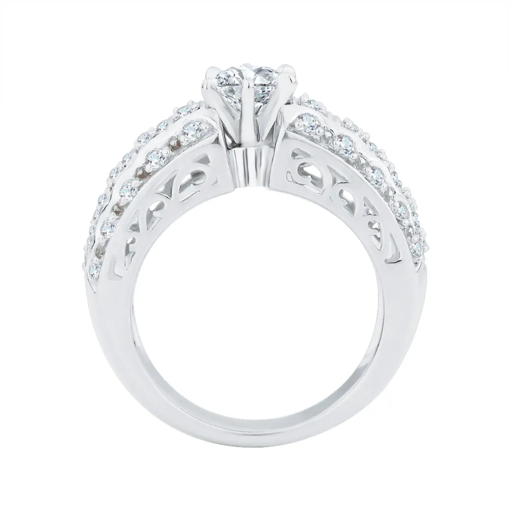 KATARINA 1 cttw Prong Set Diamond Engagement Ring