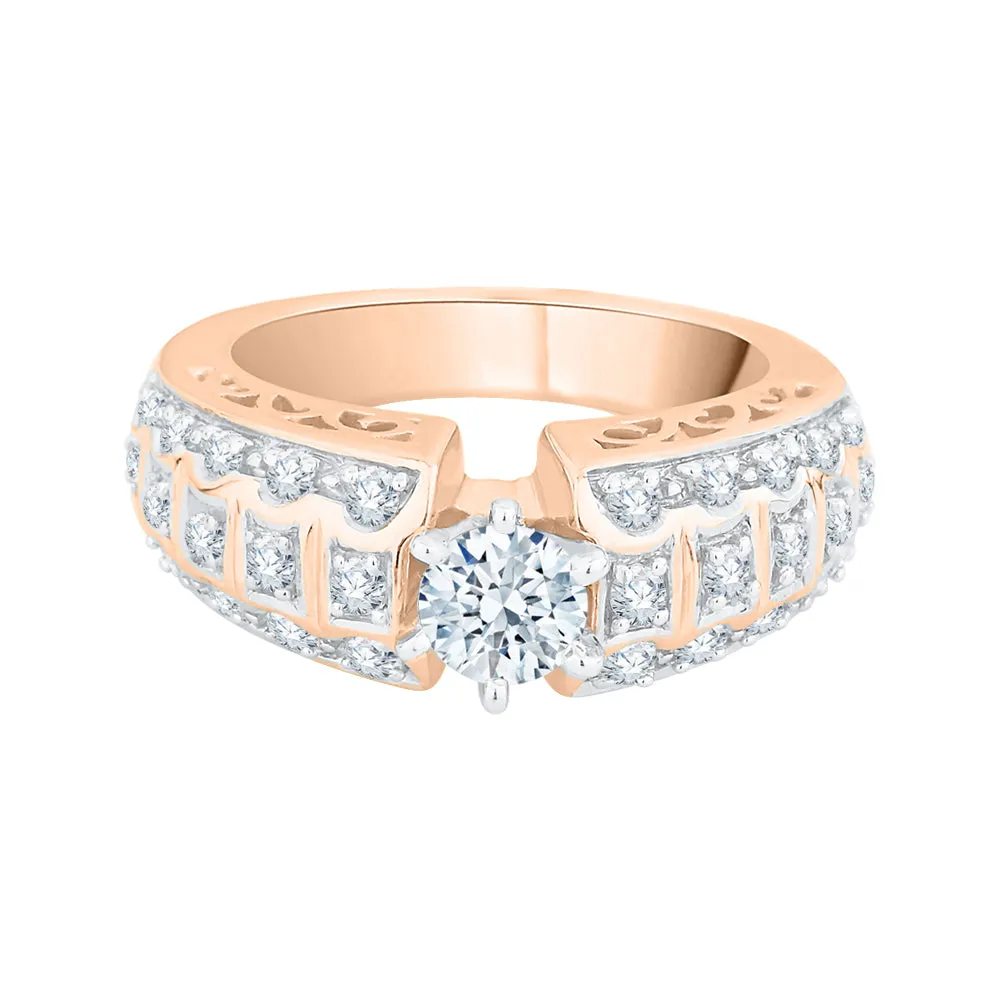 KATARINA 1 cttw Prong Set Diamond Engagement Ring