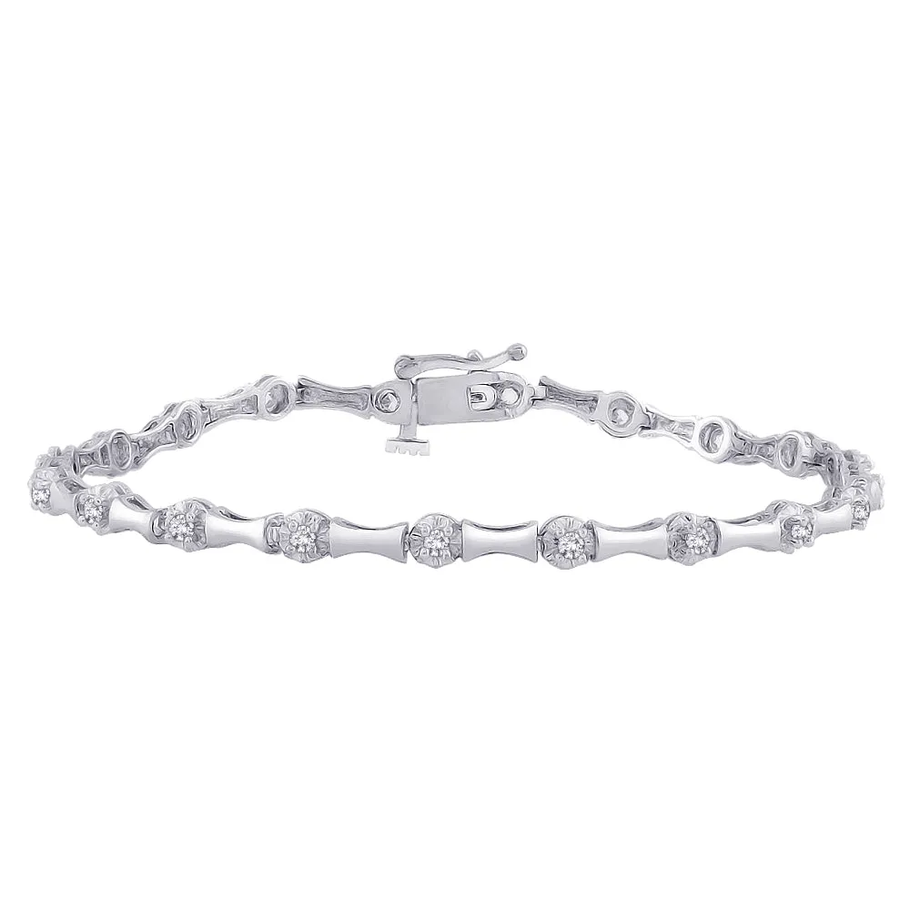 KATARINA 1/2 cttw Diamond Tennis Bracelet