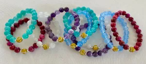 Kid's Gemstone "Tennis" Bracelet