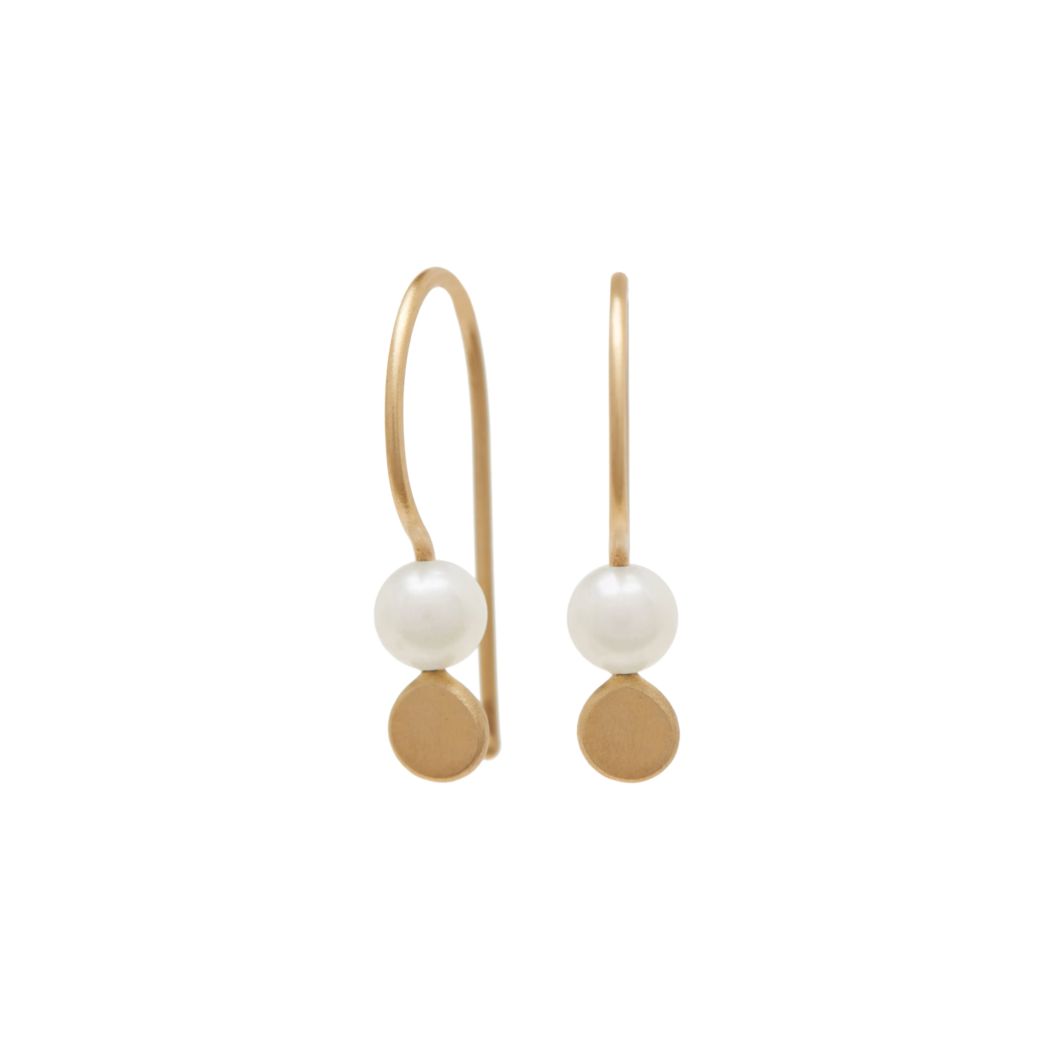 <!--ER976-->dot   pearl earrings