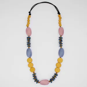 Multi-Color Wooden Tiggy Necklace