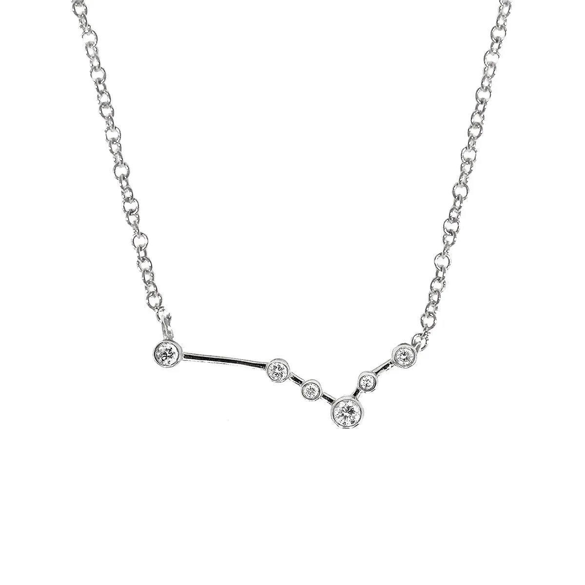 Pisces Zodiac Necklace | 1.70GM .10CT