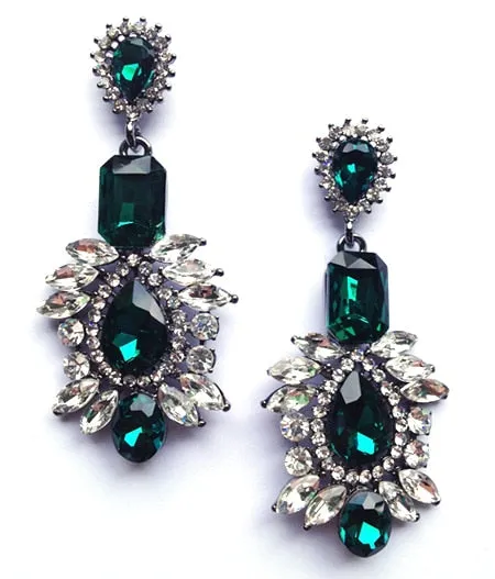 Rhinestone Dangle Crystal Earrings