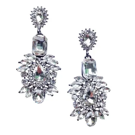 Rhinestone Dangle Crystal Earrings