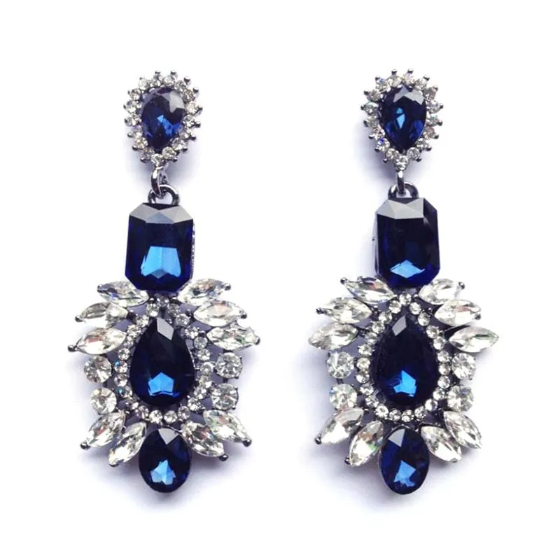 Rhinestone Dangle Crystal Earrings