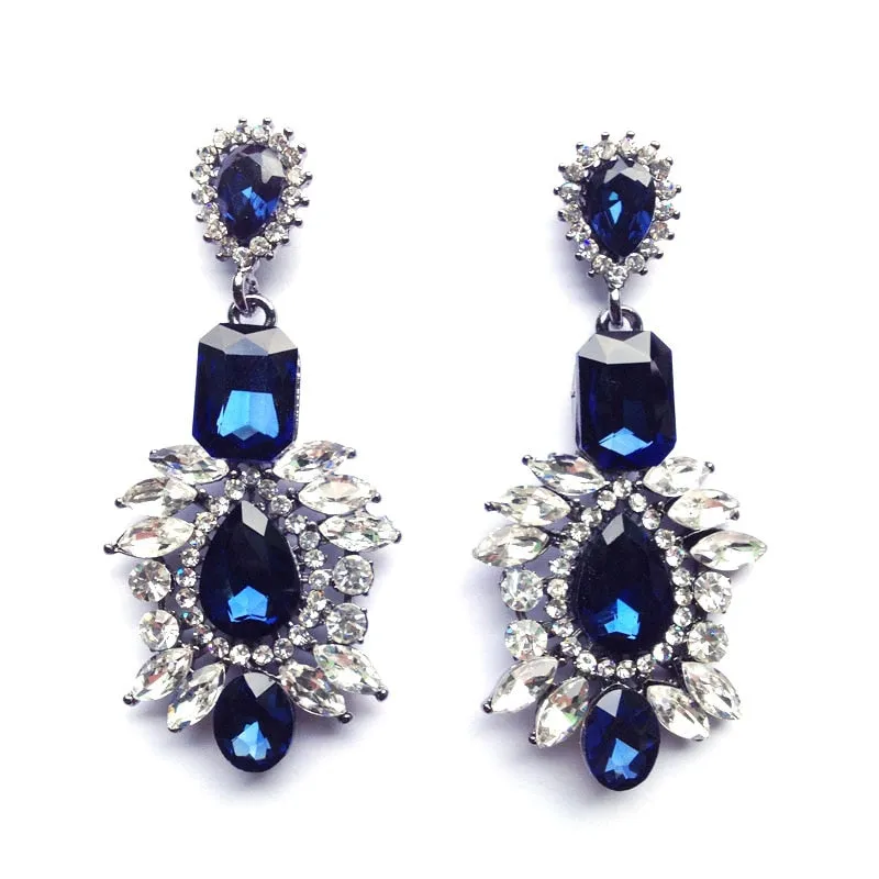 Rhinestone Dangle Crystal Earrings