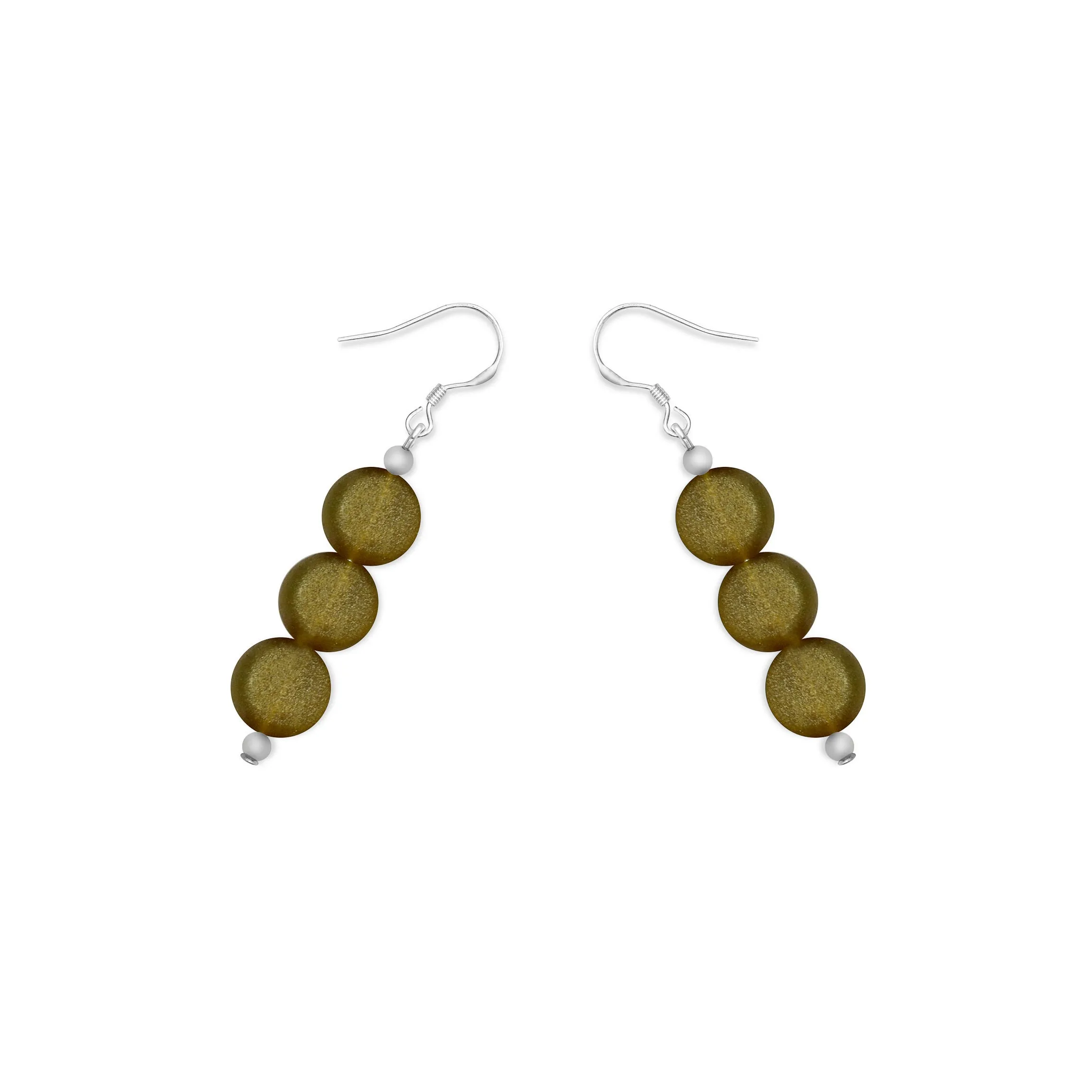 Silk Road Triple Resin Earrings