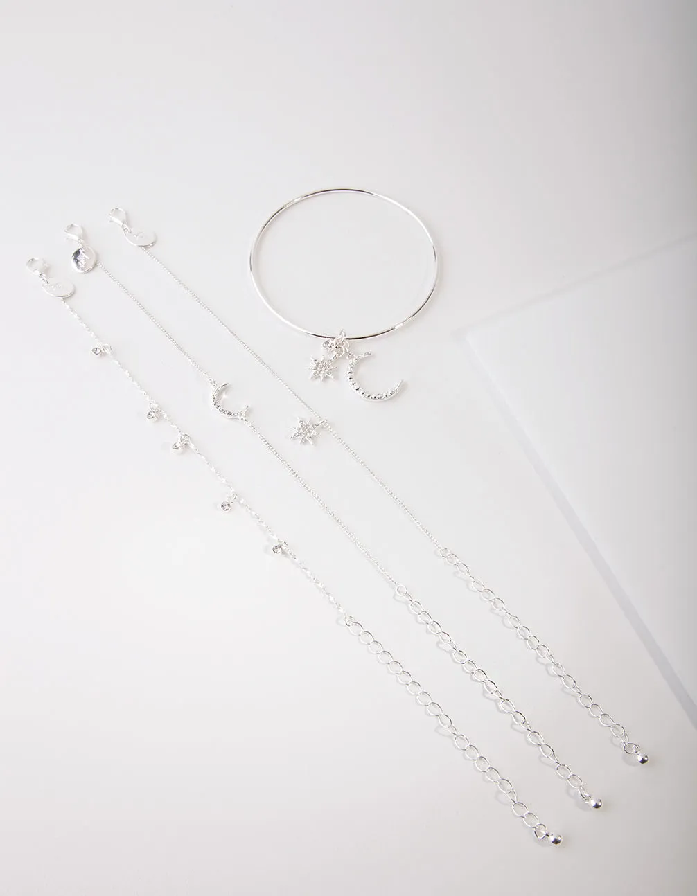 Silver Celestial Bracelet 4-Pack