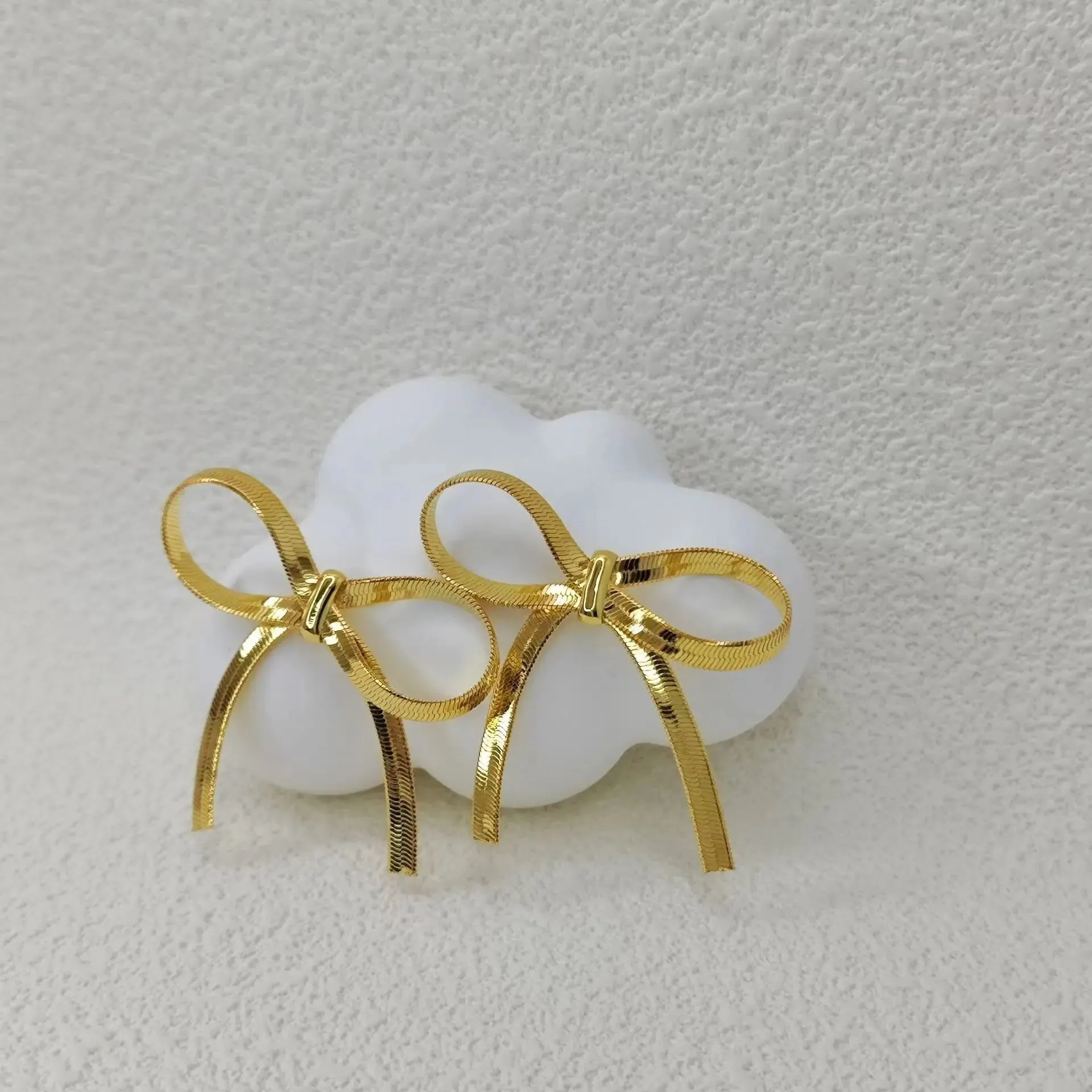 Sleek Bow Earrings