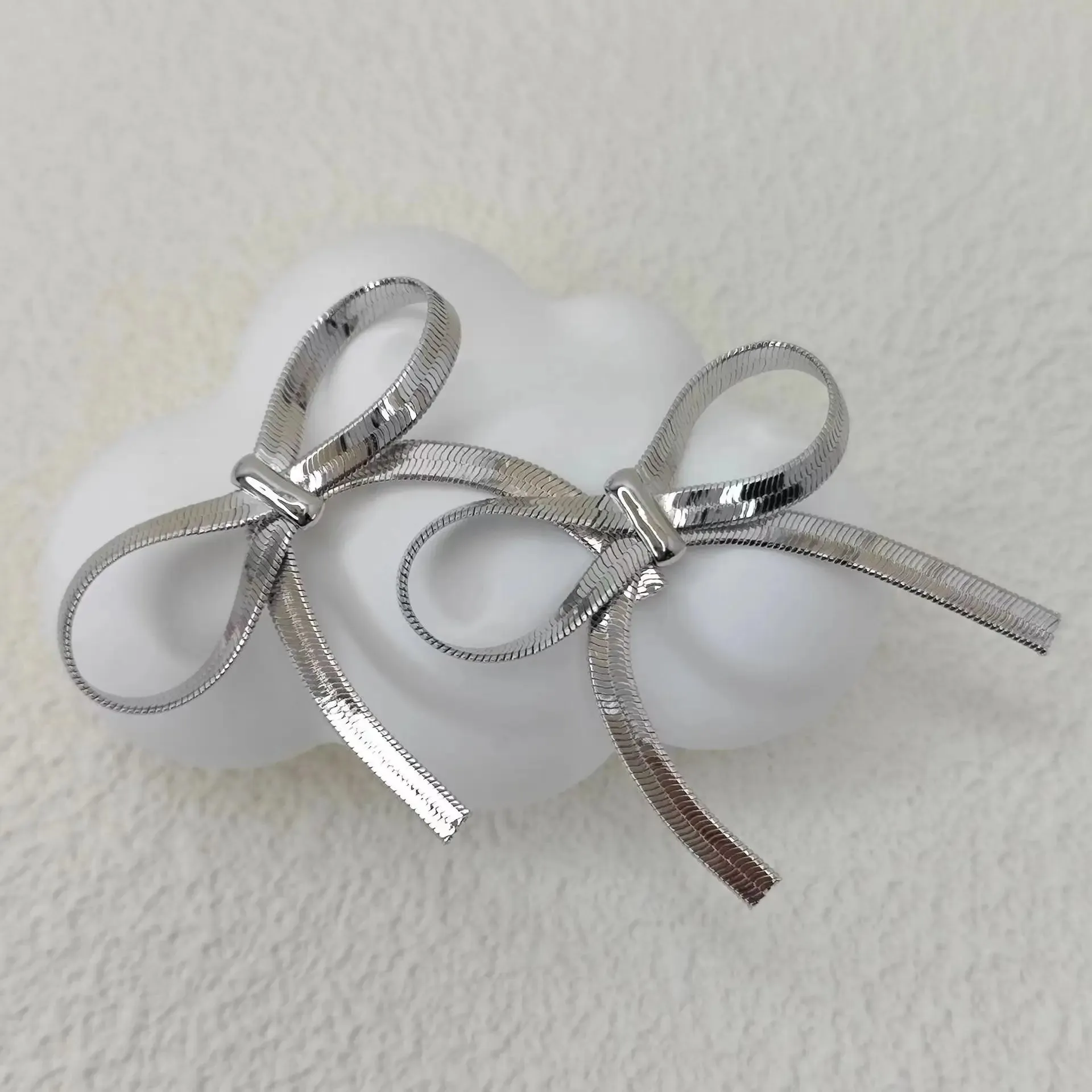 Sleek Bow Earrings