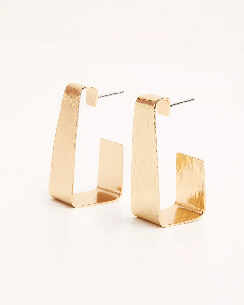 Sleek Square Hoop Earrings