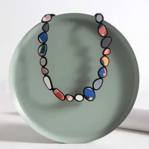 Small Colorful Stone Necklace