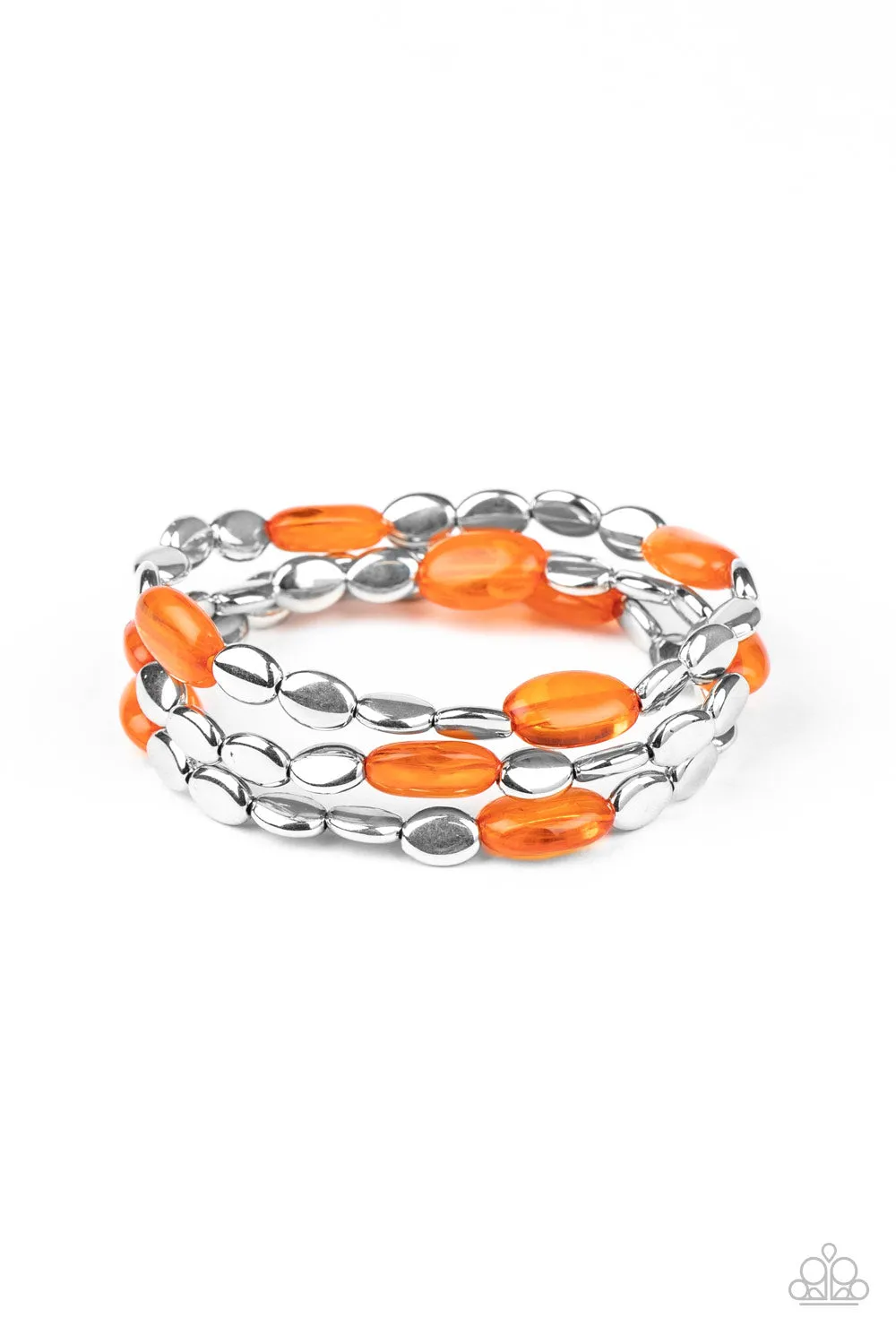 Sorry to Burst Your BAUBLE Orange-Bracelet