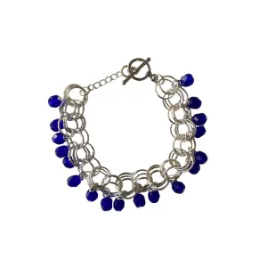 The Donna Bracelet in Cobalt Blue