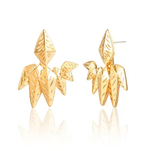 Versatile Urban Charm Earrings with a Creative Twist